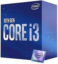 PROCESADOR INTEL CORE I3-10100 S-1200 10A GEN / 3.7 - 4.4 GHZ / CACHE 6MB / 4 CORES / GRAFICOS UHD 630 / CON DISIPADOR / COMPUTO BASICO IPA