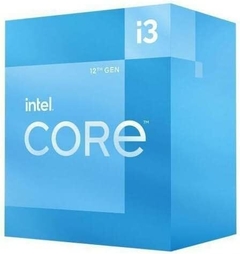 PROCESADOR INTEL CORE I3-12100 S-1700 12A GEN / 3.3 - 4.3 GHZ / CACHE 12MB / 4 CORES / GRAFICOS UHD 730 / CON DISIPADOR / COMPUTO BASICO IPA en internet