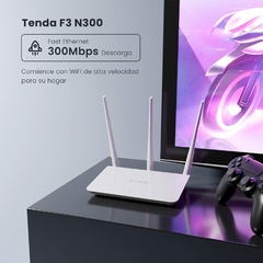 ROUTER INALAMBRICO TENDA N300 F3 - CM | Ahorita lo Pides, Ahorita lo Recibe