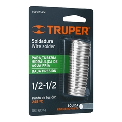 Mini soldadura sólida 1/2-1/2, tubería de baja presión, 85 g Ir a página del catálogo - comprar en línea