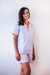 Pijama Angélica - xadrezinho azul bebê - comprar online