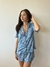 Pijama Júlia - Mix de azulejo turquesa