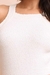 Vestido Tricot Longo sem Manga Off White