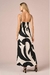 Vestido Longo Estampado com Fenda - Maria Bonitta 
