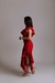 Vestido Com Babado Vermelho - comprar online