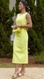 Vestido Pietra Amarelo com Recorte