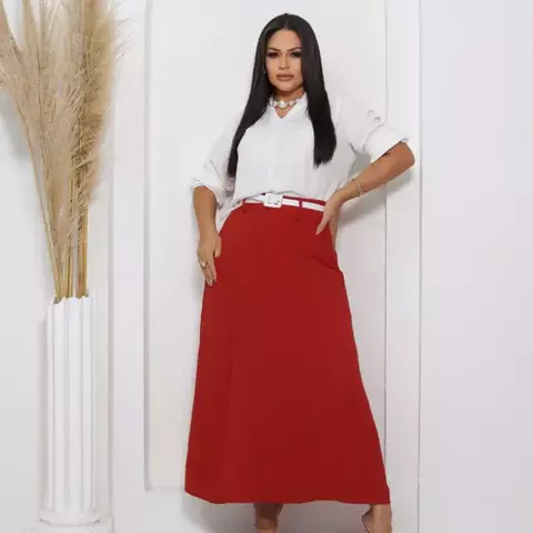 Saia Longa Luana Moda Cristã Sofisticada - comprar online