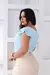 Imagem do Blusa Feminina Drapê Pérola Delicadeza e Estilo