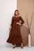 Vestido Longo Feminino Manga Longa Tecido Viscolinho - comprar online