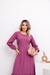 Vestido Feminino Longo Em Tecido Viscolinho E Manga Longa Moda Comportada na internet