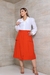 Saia Midi Feminina Moda Cristã Tecido alfaiataria sensoriale Marrant