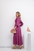 Imagem do Vestido Feminino Longo Em Tecido Viscolinho E Manga Longa Moda Comportada