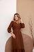Vestido Longo Feminino Manga Longa Tecido Viscolinho - Vilma Valentti