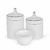 KIT HIGIENE 3PC URSO PRATA E BRANCO