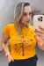 T-shirt Feminina de Malha Diversas Estampas na internet