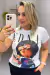 T-shirt Feminina de Malha Diversas Estampas - comprar online