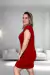 Vestido Feminino Curto de Malha com Manga Japonesa - Bellalu Moda Feminina