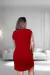 Vestido Feminino Curto de Malha com Manga Japonesa - loja online