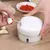 Imagem do DAFUSHOP Mini Processador Manual Triturador de Alimentos 2 Lâminas Cozinha Comi
