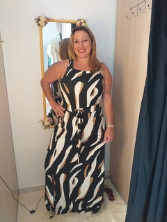 Vestido Longo com Cinto