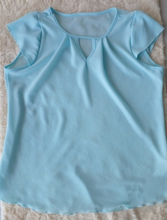 Camiseta Azul Bebê