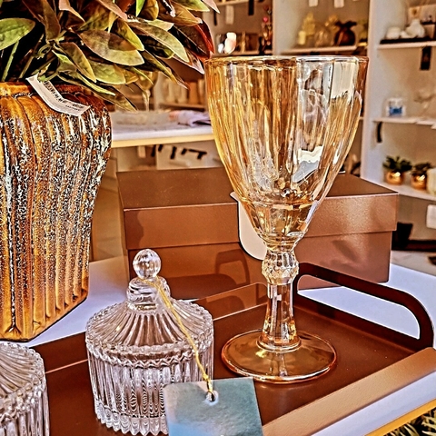 Taça de vidro âmbar 320ml - comprar online