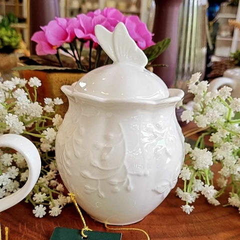 Açucareiro de Porcelana Butterfly