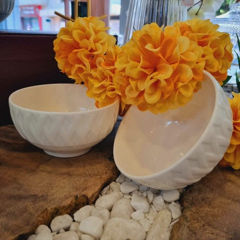 Bowl de Porcelana Branco