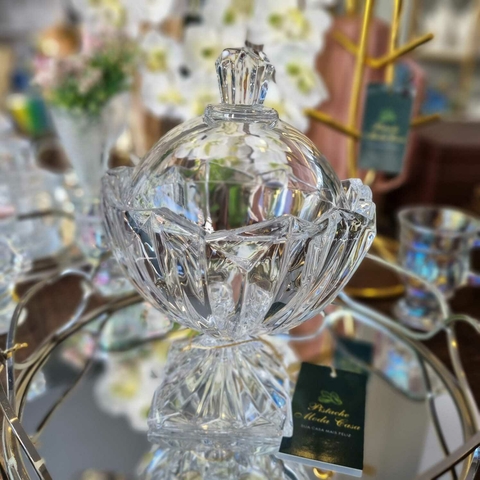 Potiche de Vidro com Pé - comprar online