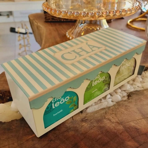 Caixa de Aço para Chã Bistrô - comprar online