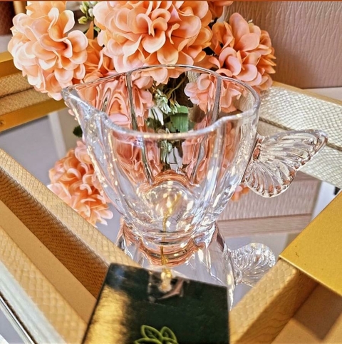 Leiteira de Vidro Butterfly 230ml