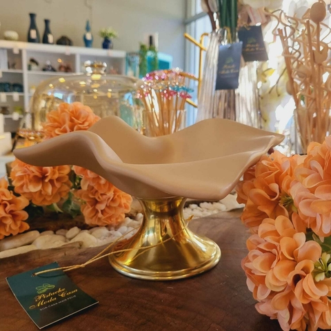 Centro de mesa Lenço Camurça