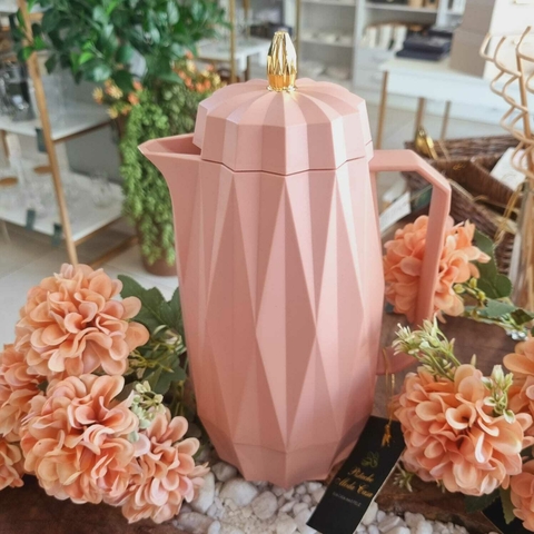 Garrafa Térmica de Plástico Rosa 1L