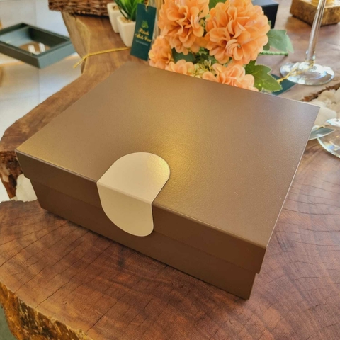 Caixa Decorativa Fivela em Aço