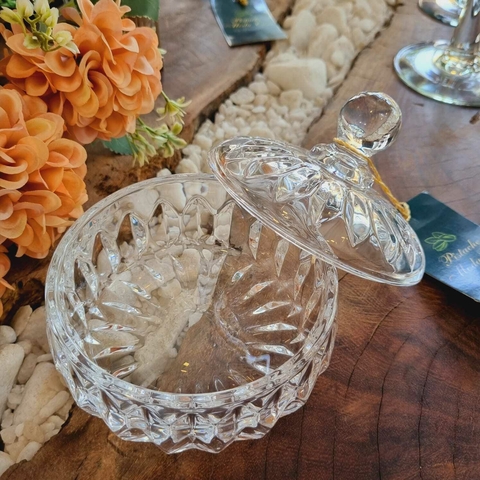 Potiche Decorativo de cristal 11x11CM