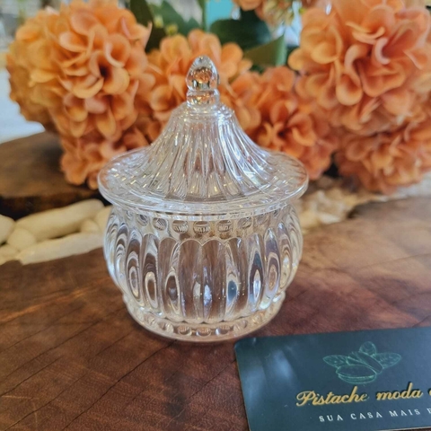 Potiche de Vidro 8x8x9,5CM