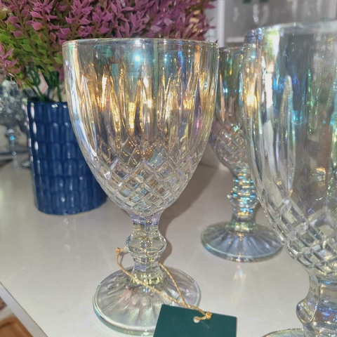 Kit de 6 Taça de Vidro Rainbow 320ML