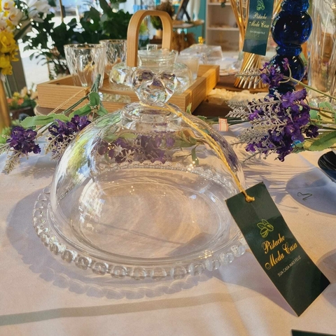 Queijeira com Tampa e detalhes em Coração - comprar online