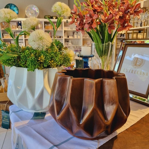 Cachepot Lapidado Grande - comprar online