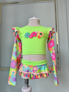 Biquíni Infantil Siri Kids 39194 Com 3 Pcs Lu Jasmim