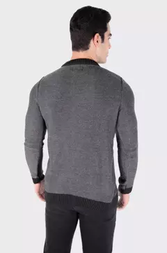 Suéter de Tricot Texturizado com Gola Careca na internet
