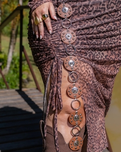Vestido Mídi Tule Animal Print - Antonietta Plus Size