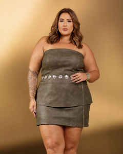 Conjunto Short Saia Courino na internet