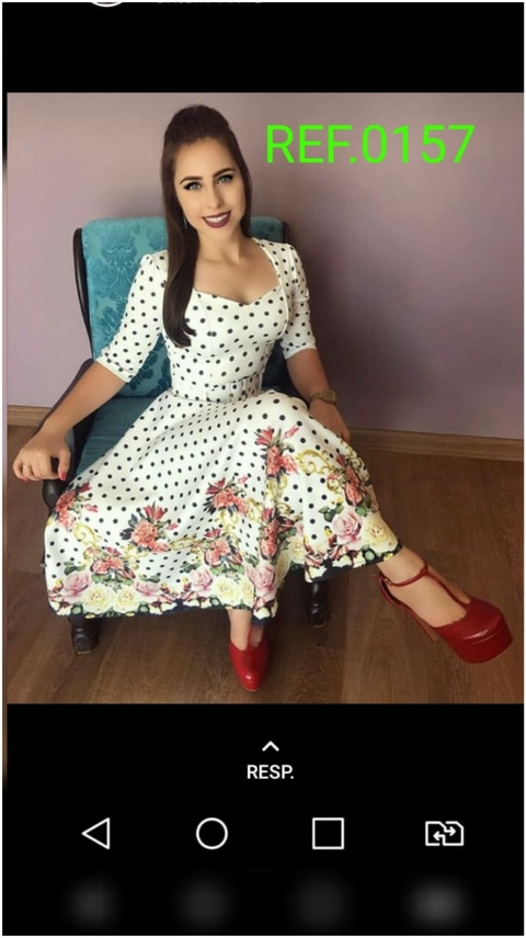 Vestido Godê Estampado Suplex Digital