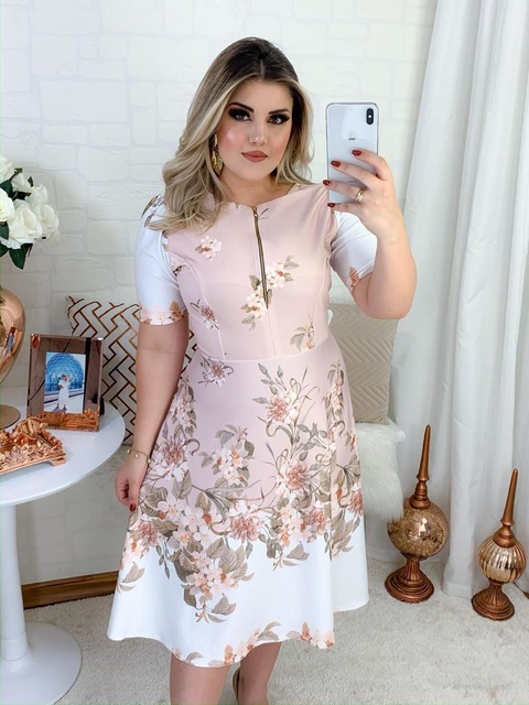 Vestido Godê Estampado