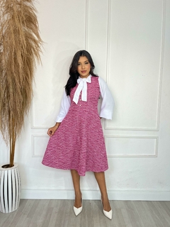 Vestido Midi no Tweed