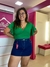 Mini saia jeans
