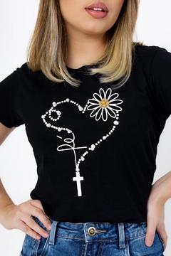 T-Shirt Fé Rosario - comprar online
