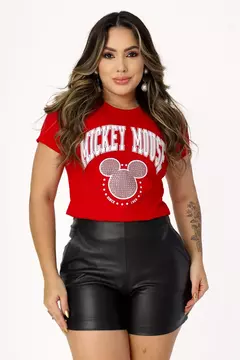 T-Shirt Mickey Mouse em Strass - comprar online
