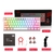 Redragon fizz k617 rgb usb mini teclado mecânico para jogos interruptor vermelh - loja online